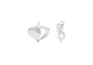 จี้รูปหัวใจพับได้ - Product Image 1