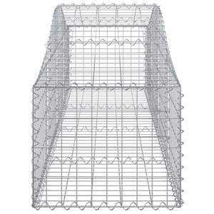Canasta de Metal Gabion, Producto de Hierro Galvanizado Plateado - Product Image 4