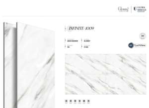 Carreaux de porcelaine brillants de luxe, modernes et de grande taille, dimensions 800x1600, 1200x1800, 750x1500 mm, pour usage commercial et résidentiel - Product Image 3