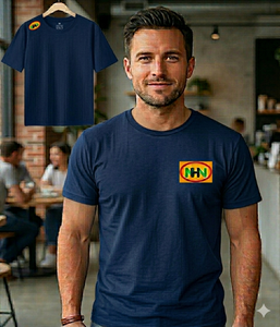 T-shirt formel pour homme en coton 100% respirant, personnalisable en gros, avec logo imprimé par sérigraphie, 180g, tricoté, écologique - Product Image 5