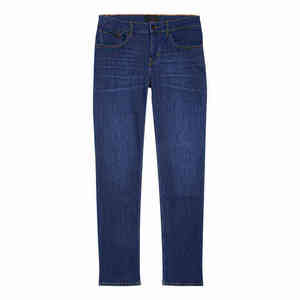 Pantalones Vaqueros de Mezclilla Lavada, Largos, Rectos, Casuales y a la Moda para Hombre, Estilo Urbano, Corte Holgado, de Algodón - Product Image 5