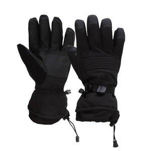 Gants de ski en cuir imperméables et isolés pour sports d'hiver unisexes, snowboard, fermeture à boucle complète - Product Image 3