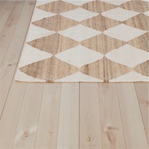 Alfombra Kilim de Yute Moderna, Ecológica y Hecha a Mano con Patrón Abstracto en Beige Natural Marfil, Tejido Plano para Sala de Estar - Product Image 6
