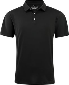 Polo de golf décontracté pour homme Hemistyles avec imprimé animal, tissu en spandex/polyester respirant et à séchage rapide, manches courtes - Product Image 1