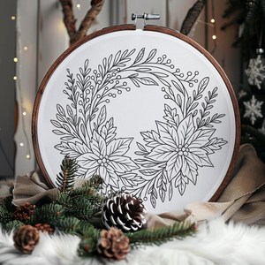 Aro de Bordado Cosido a Mano - Material de Algodón Colorido y Duradero, Decoración Ecológica para Fiestas - Product Image 4