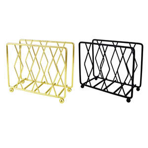 Porte-mouchoirs en métal antique et détaillé, avec une structure de qualité supérieure, pour une décoration de cuisine et de table sophistiquée et intemporelle. - Product Image 1