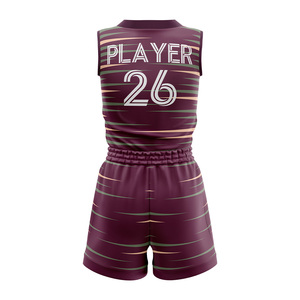 Ensemble de maillot et short de basket-ball personnalisé pour femmes, impression par sublimation, fabricant de vêtements de sport - Product Image 5