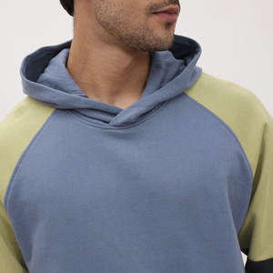 Sweat à capuche en molleton à carreaux surdimensionné pour homme, 100 % coton de haute qualité, style décontracté d'hiver, broderie de logo personnalisé, sweat à capuche personnalisé pour adulte - Product Image 6