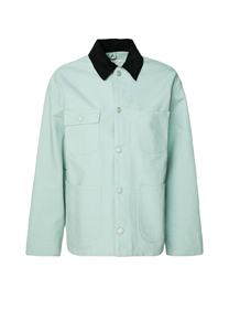 แจ็คเก็ตเดนิมสีมิ้นท์คุณภาพสูงแบบวินเทจสไตล์ดีทรอยต์สำหรับผู้ชาย ซิป แห้งเร็ว กันลม ระบายอากาศได้ดี - Product Image 6