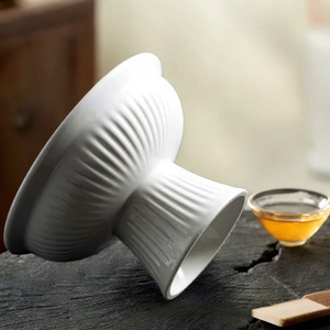 Ensemble de plats en céramique et porcelaine de luxe, style romain, avec piédestal, bol à fruits sur pied, résistant au lave-vaisselle, support créatif pour desserts/gâteaux pour mariage - Product Image 5