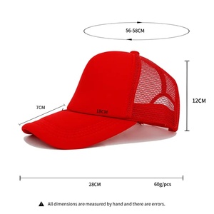 Gorra de Béisbol Roja, Transpirable, Impermeable, de Lona, con Hebilla Metálica Ajustable, de 6 Paneles, Color Sólido, Unisex, Deportiva, para Exteriores - Product Image 3