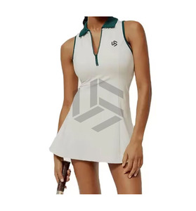 Nouvelle Collection : Tenue de Tennis Sportive Tendance pour Femmes et Filles – Robe de Tennis avec Short Intégré – Uniforme de Tennis Sportswear 100% Polyester pour Adultes - Product Image 1
