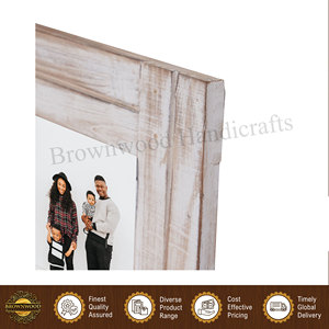 Top Quality Wholesale Supply Elegant Design <b>White</b> Antique Color MDF Wood Photo Picture <b>Frames</b> for Home Decor & Gift Use - Product Image 2