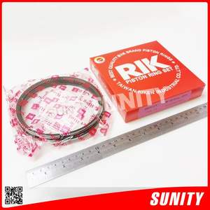 TAIWAN SUNITY RIKEN STD 6KH-UT OEM 726616-22503 Segments de piston diesel anti-usure 132,9 MM pour pièces de moteur Yanmar 6KH - Product Image 3