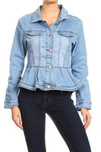 Top de Mezclilla para Mujer, Diseño Moderno, Corte Estructurado, Tela Transpirable, Acabado Impecable, Estilo Versátil y Elegante - Product Image 2