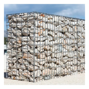 Istinat duvarları 2*1 * 1Metal dekoratif tel örgü çit satılık galvanizli kaynaklı gabion kutusu taş kafes sepeti - Product Image 2