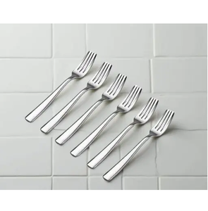 Ensemble de couverts en acier inoxydable, 2 pièces, cuillères, fourchettes à dessert et à légumes, finition miroir, design classique à prix avantageux - Product Image 6