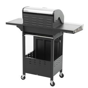 Griglia a Gas propano in acciaio inox a 3 fuochi 37,000 BTU nero argento giardino esterno Patio Barbecue per cucina all'aperto - Product Image 6