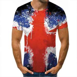 Camisetas de Manga Corta Unisex para Hombre, 100% Poliéster, Transpirables, 180 Gramos, Lisas, Estilo Vintage, Servicio OEM de Diseño Personalizado - Product Image 2