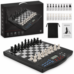 <b>Electronic</b> Plastic Talking <b>Chess</b> Academy Board Game-Home Decoration with Intelligent Teaching System - Product Image 1