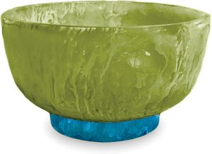 Bol en résine fait main, bol artistique pour centre de table, bol effet marbre, décoration de luxe pour la maison, bol design, bol décoratif pour fruits - Product Image 6