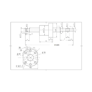 Vite a sfere Ø16x600mm con dado - Product Image 4