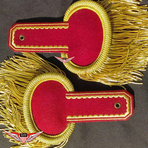 Epaulettes de Plata con Flecos para Uniforme, Epaulettes con Borlas, Accesorio para Disfraces y Vestidos - Product Image 2