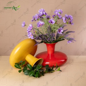 Jarrón de Mesa Decorativo de Bambú Enrollado, Hecho a Mano, con Diámetro Personalizable, Ecológico, Duradero, de Material Natural - Product Image 5