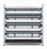 Cage à poules pondeuses automatique de type H pour élevages avicoles commerciaux, équipement de ponte des œufs