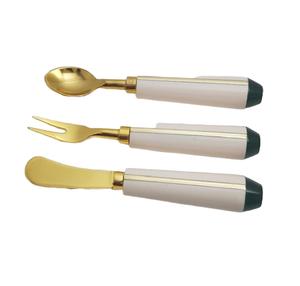 Prime Quality Stainless Steel <b>Cutlery</b> <b>Set</b> With Resin Handles Customized Size And Shape <b>Cutlery</b> <b>Set</b> In India in Cheapest Price - Product Image 1