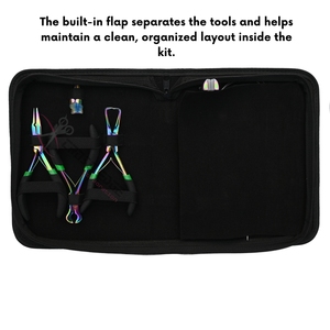 Salon Rainbow Hair Extension tools Kit <b>Hook</b> & <b>Loop</b> Tools <b>Tape</b>-In Plier Keratin Bond Cutter Tail Comb Parting Finger Hair Pliers - Product Image 5