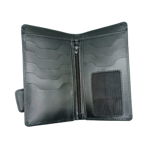 Cartera de Cuero Genuino para Hombre, Ligera y de Alta Calidad, con Protección RFID, Plegable, Larga, para Uso Diario, Forro de Poliéster, Personalizable - Product Image 4