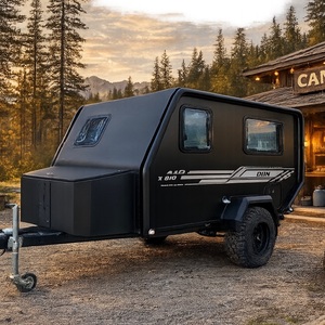 Remolque de Caravana Compacto y Ligero Tipo Lágrima, Ideal para Viajes Todoterreno y Aventuras de Camping - Product Image 1