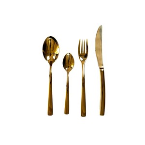 Red <b>Acrylic</b> Handle Flatware Set Stainless Steel Stylish Design Perfect For Events Weddings And Kitchen Dining - Product Image 3