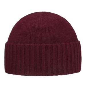 Gorro de Punto Acanalado Unisex de Color Sólido, 100% Acrílico, Cálido para Invierno, Casual, para Adultos, 58-60CM, con Ribete en Contraste, para Exteriores - Product Image 4