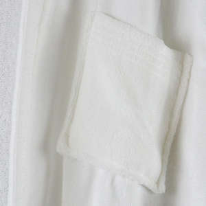 Albornoz Blanco de Algodón 100% de Venta Directa de Fábrica Nesta Sports China, Albornoces de Hotel para Hombre y Mujer con Logotipo Bordado Personalizado - Product Image 6