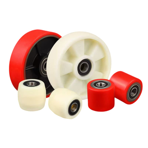 8x2 Inch Nylon Wheels <strong>Forklift</strong> Specific Iron Core Polyurethane Polypropylene Casters Rigid Styles Steel Swivel - Product Image 1