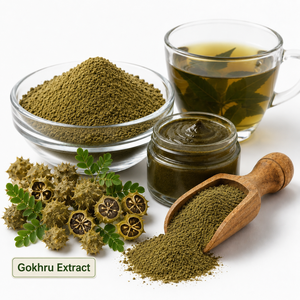 Extracto de Tribulus Terrestris Natural en Polvo de Alta Calidad, Extracto Botánico Herbal Gokhru, Proveedor Mayorista - Product Image 3