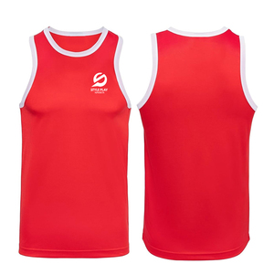 Débardeur de boxe en coton personnalisé pour homme, imprimé par sublimation, respirant, écologique, avec logo personnalisé, idéal pour la gym et la course à pied - Product Image 5
