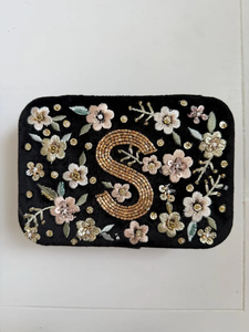 Handmade Embroidery Beads & <b>Fabric</b> Decorative Gift <b>Box</b> <b>for</b> Jewelry <b>Storage</b> with Customizable Size & Logo by Whimsy Art Craft - Product Image 6