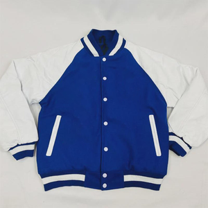 เสื้อแจ็คเก็ตวาร์ซิตี้สีน้ำเงินเซต้ารอยัลบลู |   เสื้อโค้ทตัวแทนชมรมนักเรียนหญิงทำจากขนสัตว์แท้ |   เครื่องแต่งกายกรีกคุณภาพสูง อุปกรณ์โรงเรียน งานปัก - Product Image 2