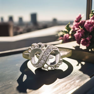 Bague fine en argent délicate pour femme, à porter au quotidien, design tendance, Inde - Product Image 1