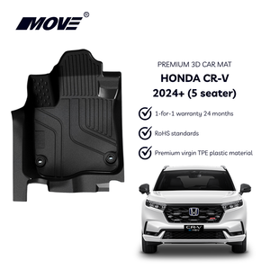 Haute qualité 2024 + pour Honda CRV 5 places tapis de voiture sur mesure toutes saisons TPE inodore tapis de sol Protection intérieure Durable - Product Image 2