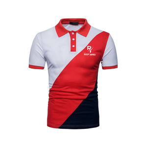 เสื้อเชิ้ตผู้ชายผ้าถักเนื้อแน่น 100% ผ้าฝ้าย แขนสั้น แห้งเร็ว ระบายอากาศได้ดี สวมใส่สบาย - Product Image 1