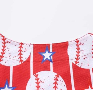 Camiseta de Béisbol Sublimada Transpirable para Hombre, Diseño Moderno Personalizado, Impresión Completa, Ropa Deportiva de Estilo Urbano a la Moda - Product Image 6