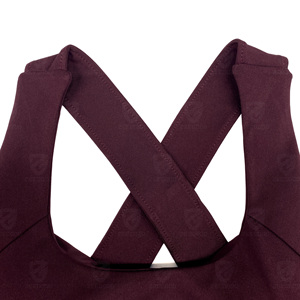 Women's Plus Size Lightweight Breathable Zippers Push up Sports <b>Bra</b> Padded Wire-Free Yoga <b>Bra</b> with Four-Way <b>Stretch</b> - Product Image 4