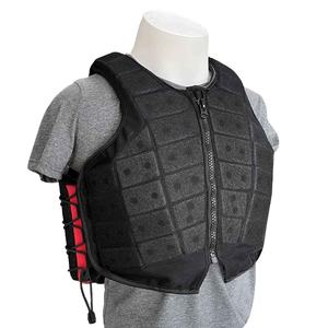 Chaleco de Equitación Unisex, Transpirable, de Neopreno, con Cierre de Cremallera, Equipo de Protección Ecuestre, Diseño sin Mangas, Color Negro Sólido, 2026 - Product Image 6