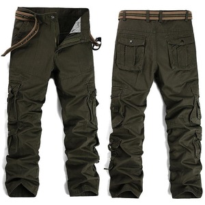 Men's Casual cargo pants Style Side Pocket Fashion <b>Trousers</b> Custom LOGO Jogger pants - Product Image 1