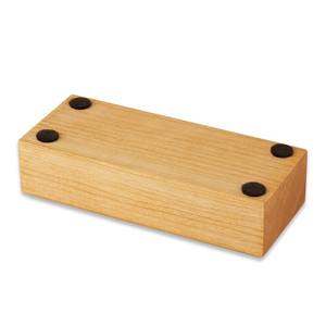 Tarjetero de Madera Personalizado para Tarjetas de Visita |   Soporte de Escritorio de Madera Maciza Grabado |   Regalos Corporativos - Product Image 3