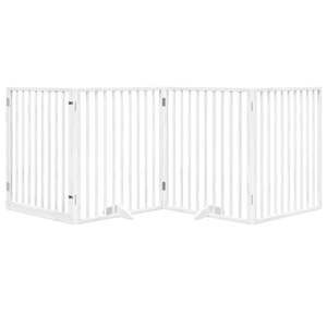 Juego de 4 Corrales Plegables para Perros de Madera de Álamo Blanco para Uso Doméstico - Product Image 3